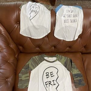 Mom and puppy shirts!! One mom and 2 pup.